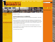 Tablet Screenshot of habanita.de